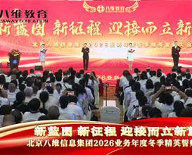 北京八維教育集團2026年業(yè)務(wù)年度冬季精英誓師大會(huì ) 